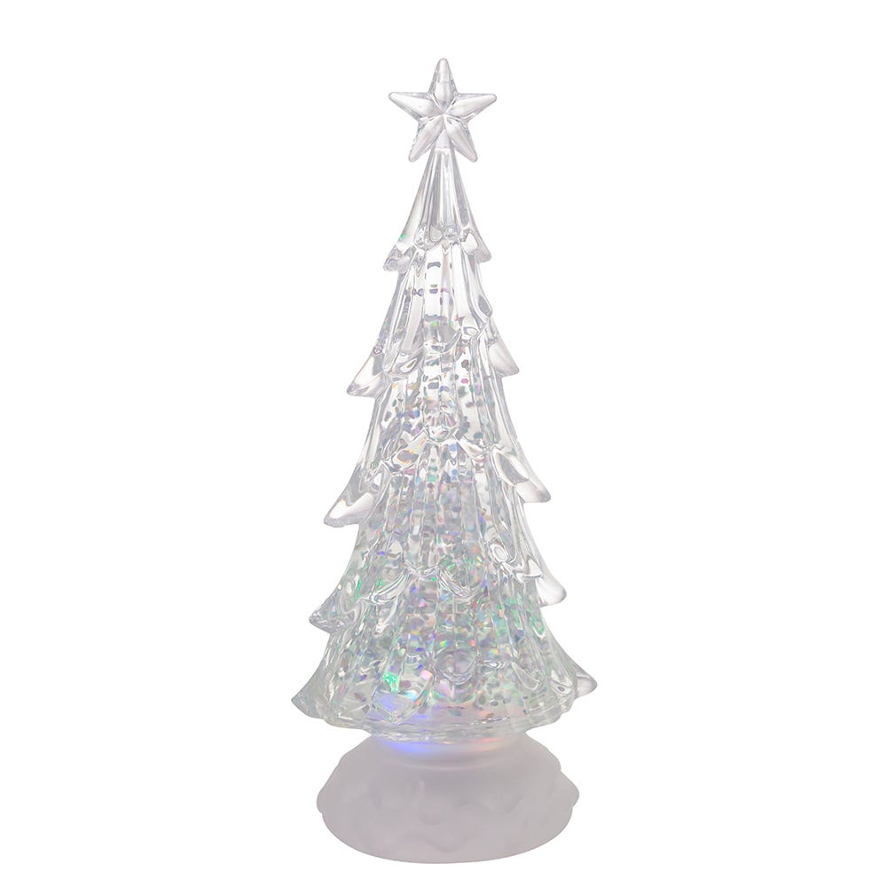 Kurt Adler 10-Inch Battery-Operated LED Lit Tree with Water Table Piece